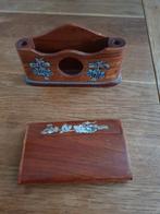 Visitekaartjes houder en mapje, Antiek en Kunst, Ophalen