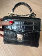 Aspinal of London The Mayfair Handtas, Ophalen of Verzenden, Zo goed als nieuw, Zwart, Handtas