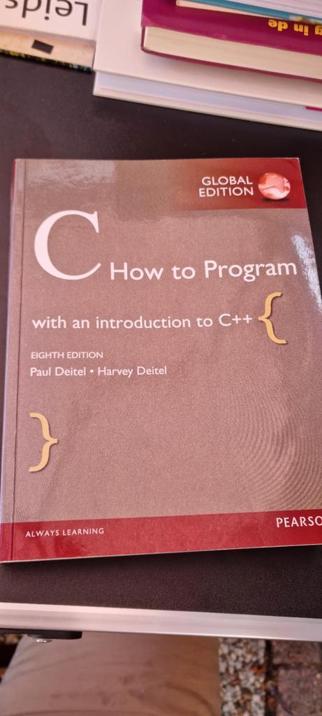 C How to Program - Deitel & Deitel (8e editie), Boeken, Informatica en Computer, Gelezen, Programmeertaal of Theorie, Ophalen of Verzenden