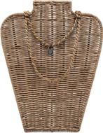Zgan  riviera maison rattan decoratie buste, Huis en Inrichting, Woonaccessoires | Overige, Ophalen of Verzenden, Zo goed als nieuw