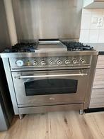 Boretti fornuis + afzuigkap met teppanyaki plaat, Ophalen, Gebruikt, 60 cm of meer, Gas