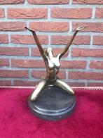 smachtend naakt, erotica, brons en marmer, Antiek en Kunst, Kunst | Beelden en Houtsnijwerken, Ophalen of Verzenden