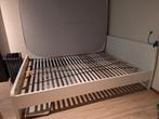 Tweepersoonsbed 160x200 (inclusief matras indien gewenst), Huis en Inrichting, Slaapkamer | Bedden, Ophalen, Wit, Tweepersoons
