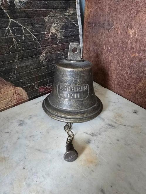 Bronzen kroegbel scheepsbel, Antiek en Kunst, Antiek | Koper en Brons, Ophalen of Verzenden