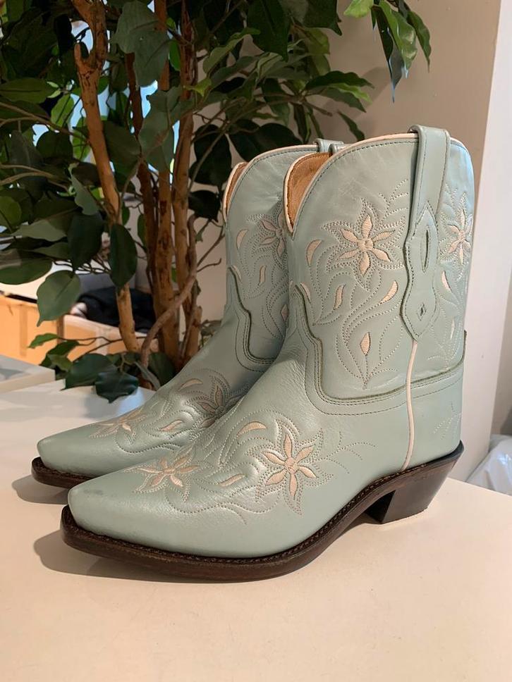 Bootstock enkellaarsjes 37 western boots bohemian laarzen, Kleding | Dames, Schoenen, Nieuw, Lage of Enkellaarzen, Blauw, Ophalen of Verzenden