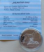 Zilveren 1 oz Dalmatian Dog 2021., Ophalen of Verzenden, Overige landen, Losse munt, Zilver