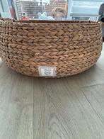 Grote Riviera Maison mand, Huis en Inrichting, Woonaccessoires | Schalen en Manden, Ophalen, Zo goed als nieuw, Rond, Riet