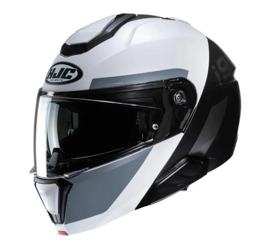 HJC systeemhelm i91 Bina M,L en XXL 289,95 Nu 189,-, Motoren, Kleding | Motorhelmen, Dames, Heren, Systeemhelm, L, HJC, Nieuw met kaartje