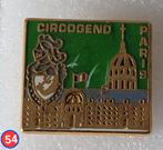 PIN  MILITAIRE GENDARMERIE PUCELLE CIRCOGEND, Gebruikt, Verzenden