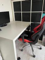 Ikea Kallax kast wit met bureau., Ophalen, Gebruikt, Bureau