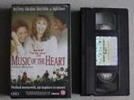 Te koop: Music of the heart VHS VIDEOBAND, Cd's en Dvd's, VHS | Film, Alle leeftijden, Ophalen of Verzenden, Zo goed als nieuw