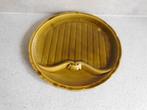 Bord 27 cm. Mosgroen Gien France, Huis en Inrichting, Keuken | Servies, Keramiek, Ophalen of Verzenden, Zo goed als nieuw, Bord(en)