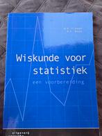 Wiskunde voor statistiek - Franken & Bouts, Boeken, Studieboeken en Cursussen, Gelezen, W.M. Franken, R.A. Bouts, Beta, HBO