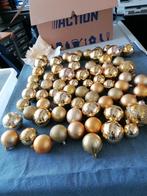 Complete set kerstballen goud incl piek, Ophalen, Gebruikt