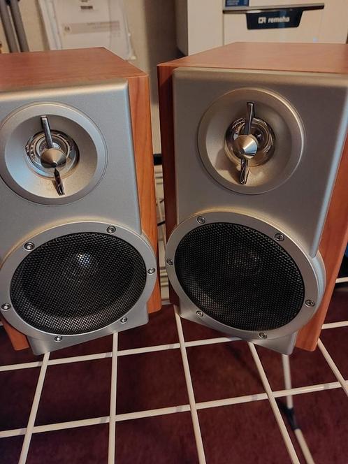 Sharp CP-MP2H Boekenplank Luidsprekers - Set, Audio, Tv en Foto, Luidsprekers, Zo goed als nieuw, Front, Rear of Stereo speakers