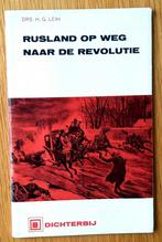 Rusland op weg naar de revolutie. Drs. H. G. Leih. 1967., Ophalen of Verzenden, Gelezen