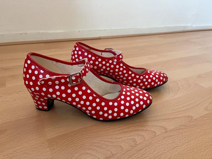 Flamingo Hakken Rood/Wit - Maat 36, Kleding | Dames, Schoenen, Zo goed als nieuw, Pumps, Rood, Ophalen of Verzenden