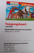 Ticket Wildlands, Tickets en Kaartjes, Eén persoon, Ticket of Toegangskaart