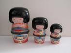 Set kokeshi / geisha popjes / porselein Japan, Ophalen, Gebruikt, Mens
