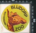Sticker: Blijdorp Zoo - Rotterdam (2), Verzamelen, Ophalen of Verzenden, Zo goed als nieuw, Dier en Natuur