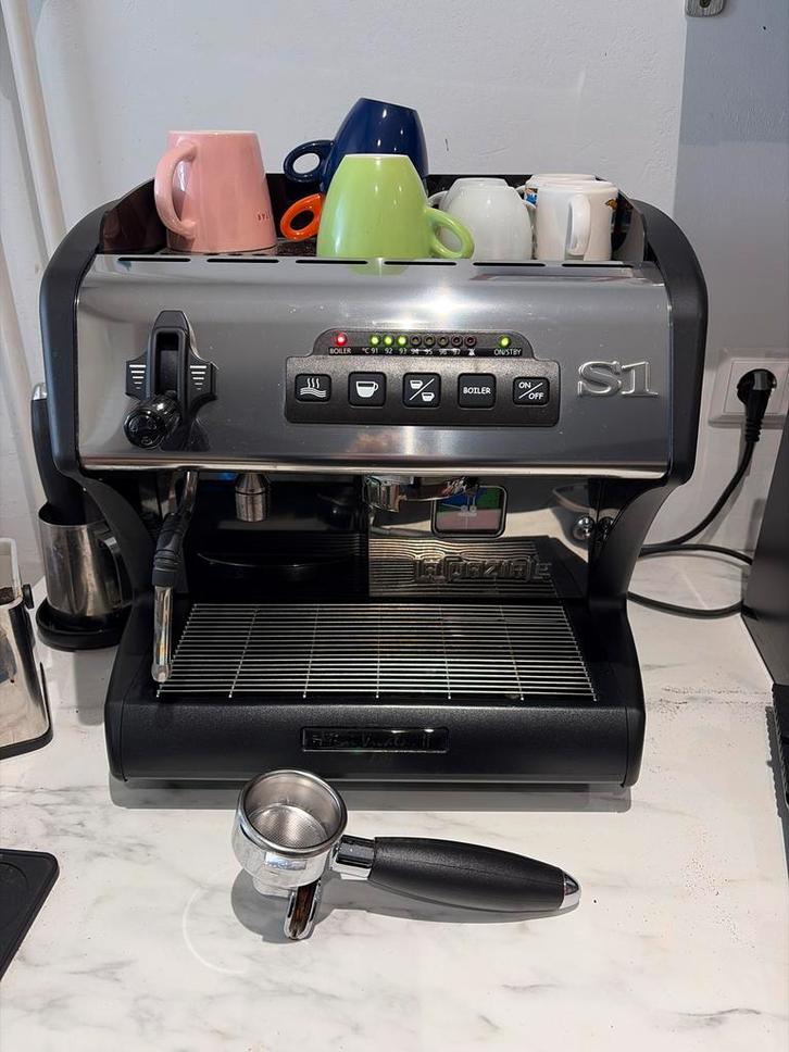 La Spaziale Mini Vivaldi II - Dual Boiler Espressomachine, Witgoed en Apparatuur, Koffiezetapparaten, Zo goed als nieuw, Gemalen koffie