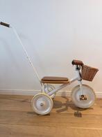 Banwood Driewieler met Duwstang - Wit, Ophalen of Verzenden, Zo goed als nieuw, Duwstang