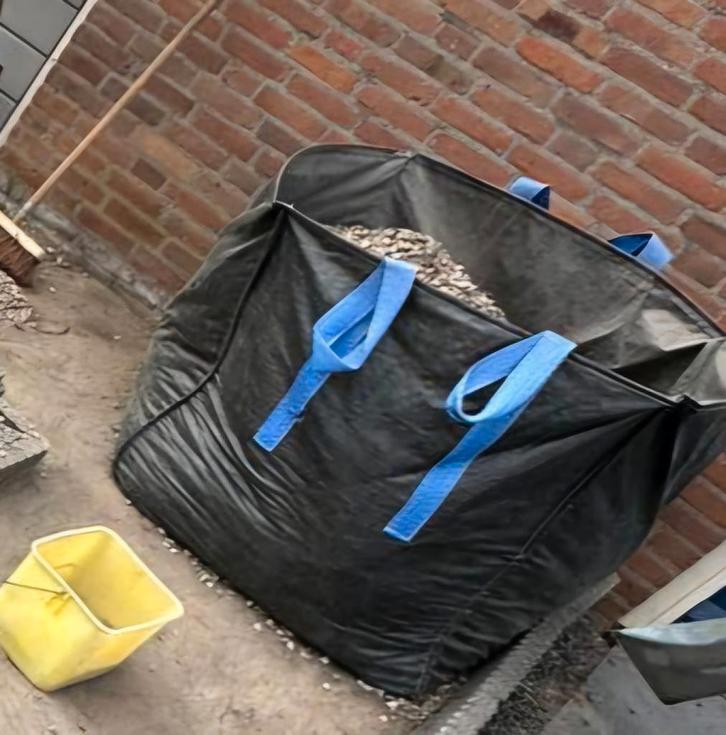 Big bag met wit split - GRATIS, Tuin en Terras, Grind, Keien en Split, Gebruikt, Split, Wit, Ophalen