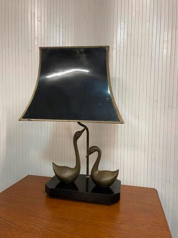 Vintage lamp jaren messing maison jansen  hollywood regency beschikbaar voor biedingen