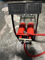 Voetpomp met dubbele cilinder, Ophalen of Verzenden, Gebruikt