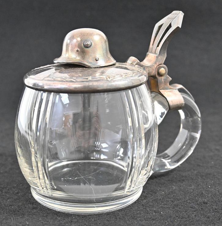 Reichswehr Regimentsmuziek Bierglas, Verzamelen, Militaria | Tweede Wereldoorlog, Landmacht, Overige typen, Duitsland, Verzenden