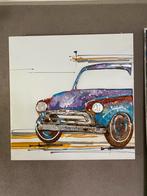3D Schilderij metaal van auto, Huis en Inrichting, Woonaccessoires | Schilderijen, Tekeningen en Foto's, Ophalen, Zo goed als nieuw