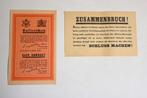 2x geallieerd strooibiljet pamflet wo2 amerika duitsland, Ophalen of Verzenden, Landmacht, Duitsland, Overige typen