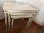 Antieke bijzettafels - set van 3, Antiek en Kunst, Antiek | Meubels | Tafels, Ophalen of Verzenden