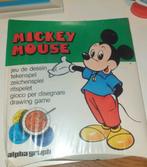 Disney Mickey Mouse Tekenspel Vintage Nieuw, Nieuw, Mickey Mouse, Ophalen of Verzenden, Beeldje of Figuurtje