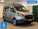 Ford Transit Custom L1H2 Rolstoelbus Automaat, Auto's, Automaat, Gebruikt, Zwart, Met garantie (alle)