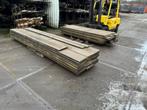 Brede zware massief hardhouten planken van 30 cm br en 38mm, Doe-het-zelf en Verbouw, Hout en Planken, Plank, Gebruikt, 25 tot 50 mm
