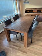 EETTAFEL‼️GERESERVEERD‼️(((((( ✅6 STOELEN VOOR € 60✅ )))), Ophalen of Verzenden, Zo goed als nieuw, 4 tot 6 stoelen
