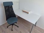 IKEA Thyge bureau met JÄRVFJÄLLET stoel, Ophalen, In hoogte verstelbaar, Zo goed als nieuw, Bureau