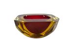 Murano Sommerso - Flavio Poli - Facet geslepen - Italie -60s, Antiek en Kunst, Antiek | Glas en Kristal, Ophalen of Verzenden