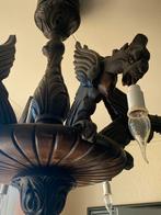 Massief eiken kroonluchter, Antiek en Kunst, Ophalen of Verzenden