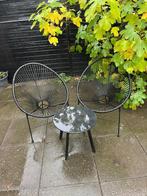 Tuinstoelen en tafeltje, Tuin en Terras, Kunststof, Gebruikt, Stoel, Tuinset