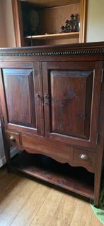 Mooie koloniale kast met deuren en lades, Huis en Inrichting, Kasten | Buffetkasten, Gebruikt, 100 tot 150 cm, 100 tot 150 cm