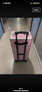 Visagie & Kappers Koffer - Roze Hardcase, Ophalen of Verzenden, Zo goed als nieuw, Roze, Met slot