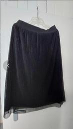 Street one 40 m l 42 rok plisse zwart zwarte lange lang, Maat 38/40 (M), Zwart, Ophalen of Verzenden, Zo goed als nieuw