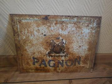 Reclamebord muzieksociëteit Pagnon uit de champagne regio beschikbaar voor biedingen