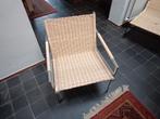 Martin Visser SZ01 Fauteuil - Riet en Metaal, Ophalen, Gebruikt, Minder dan 75 cm, Modern