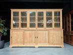 Grote brede winkelkast teakhout | 300cm #2068, Huis en Inrichting, Kasten | Buffetkasten, Niet ingevuld, Met deur(en), 200 cm of meer
