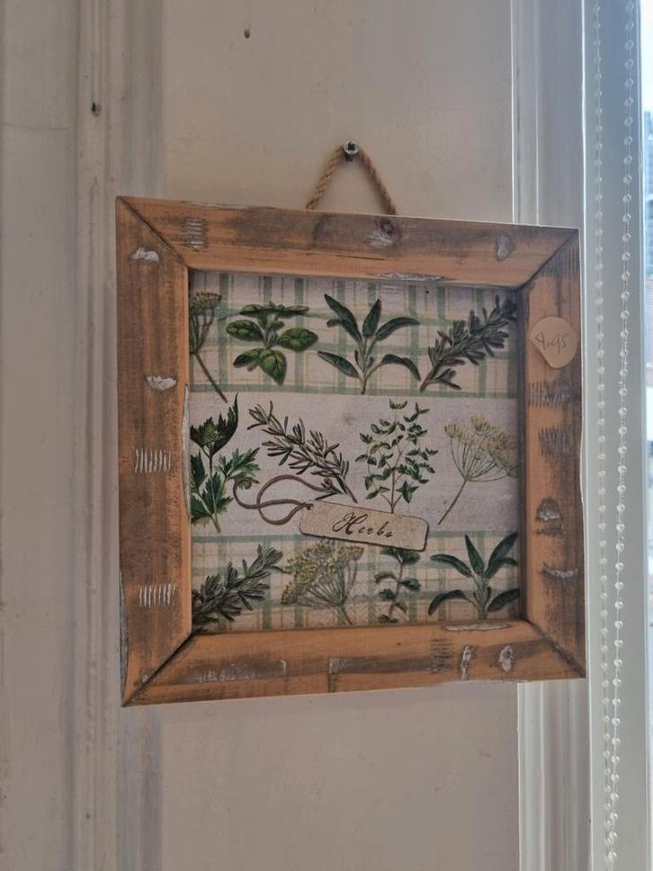 Klein Schilderijtje - Vierkant 22cm, Huis en Inrichting, Woonaccessoires | Wanddecoraties, Nieuw, Ophalen of Verzenden