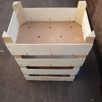 4 houten fruit groente kratjes 29x19x11 cm prijs p/st € 0,75, Ophalen