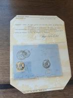 Zeldzaam poststuk Italië Sardinië 80 cent Sa17A certificaat, Ophalen of Verzenden